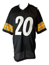 Kaleb Johnson Pittsburgh Signed Black Football Jersey BAS