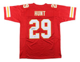 Kareem Hunt Kansas City Signed Red Football Jersey PSA/DNA