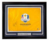 Keegan Bradley Signed Framed 2014 Ryder Cup Golf Flag BAS