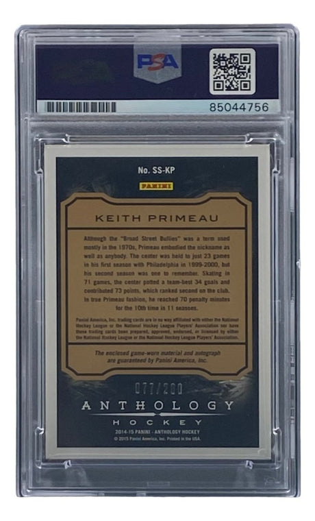 Keith Primeau Signed 2014/15 Panini Anthology #SS - KP Hockey Card PSA/DNA - Sports Integrity
