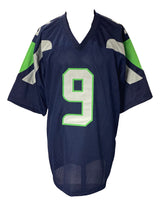 Kenneth Walker III Seattle Signed Navy Blue Football Jersey BAS