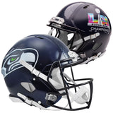 Unsigned Seattle Seahawks Super Bowl LX Champions Logo Full Size Speed Authentic Helmet Stock #260093