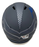 Kenneth Walker III Signed Seattle Seahawks Slate Mini Speed Helmet Fanatics