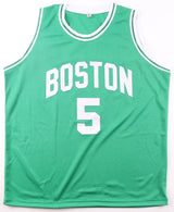 Kevin Garnett Boston Signed Green Basketball Jersey JSA QR