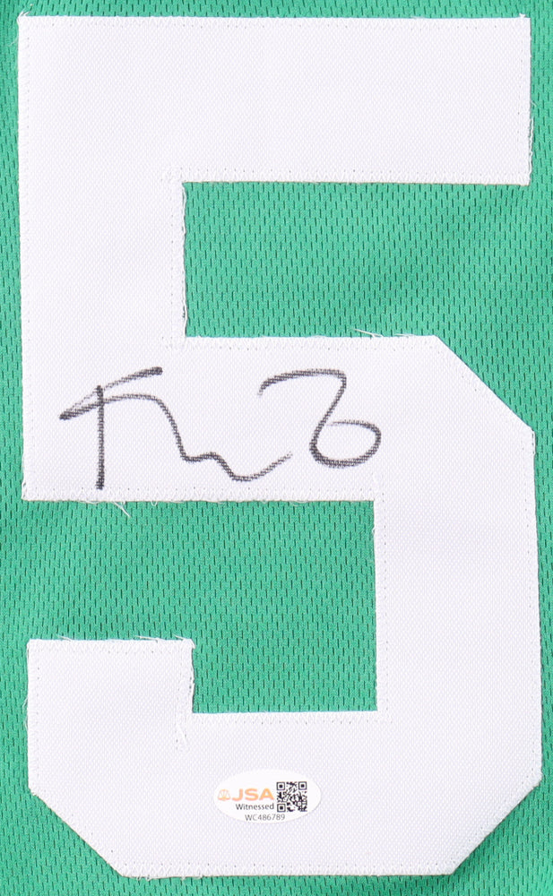 Kevin Garnett Boston Signed Green Basketball Jersey JSA QR