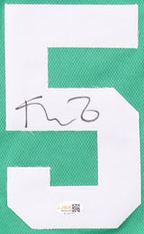 Kevin Garnett Boston Signed Green Basketball Jersey JSA QR