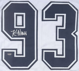 Kevin Nash The Longest Yard Signed White Engleheart Football Jersey Schwartz