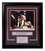 Khabib Nurmagomedov Framed 8x10 MMA McGregor Fight Photo w/Laser Engraved Sig