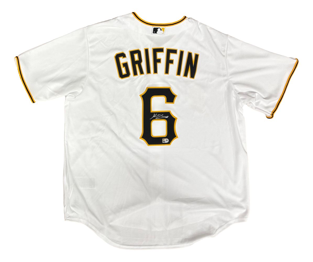 Konnor Griffin Signed Pittsburgh Pirates Nike Replica Jersey MLB Hologram