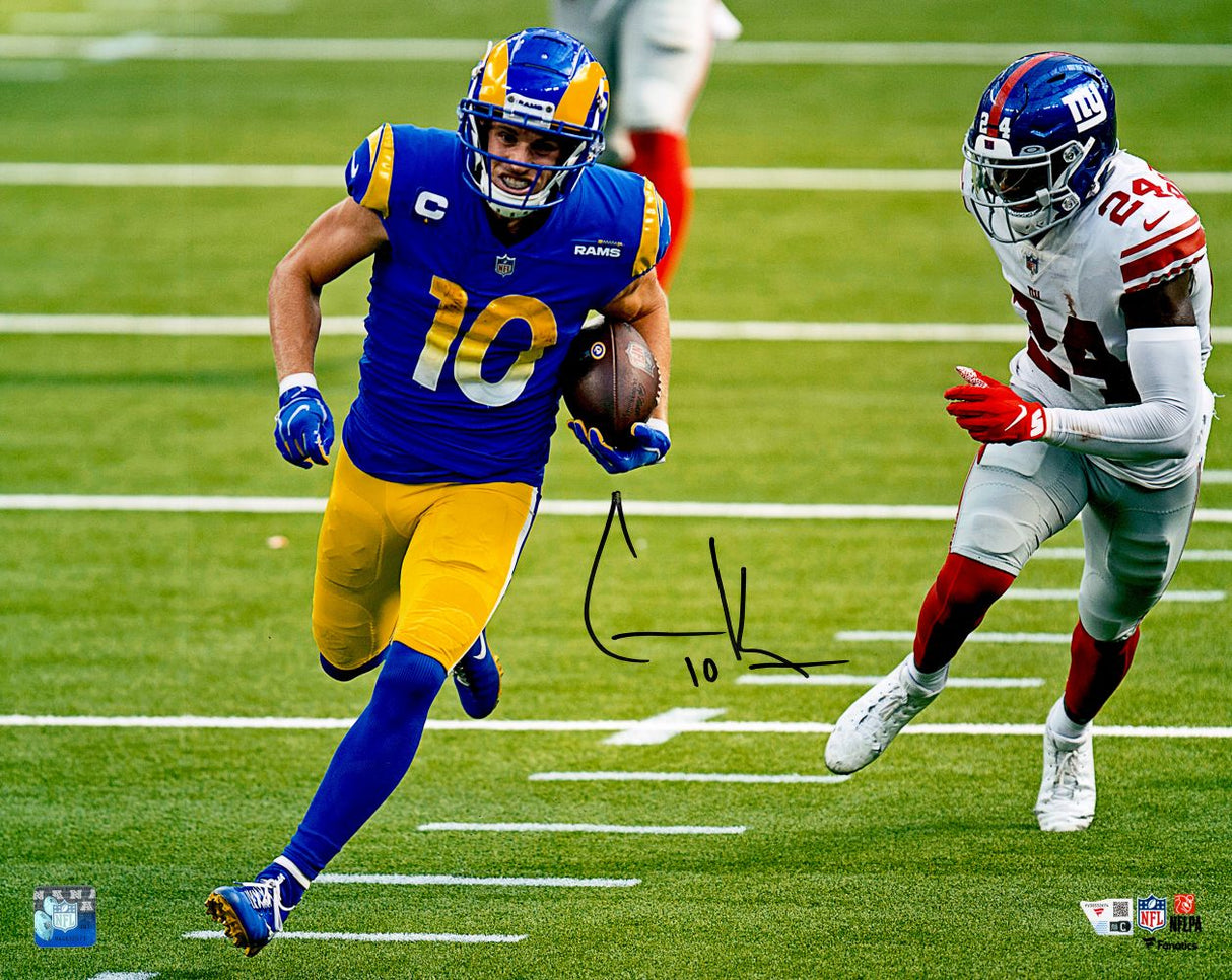 Cooper Kupp Signed 16x20 Los Angeles Rams vs New York Giants Photo Fanatics