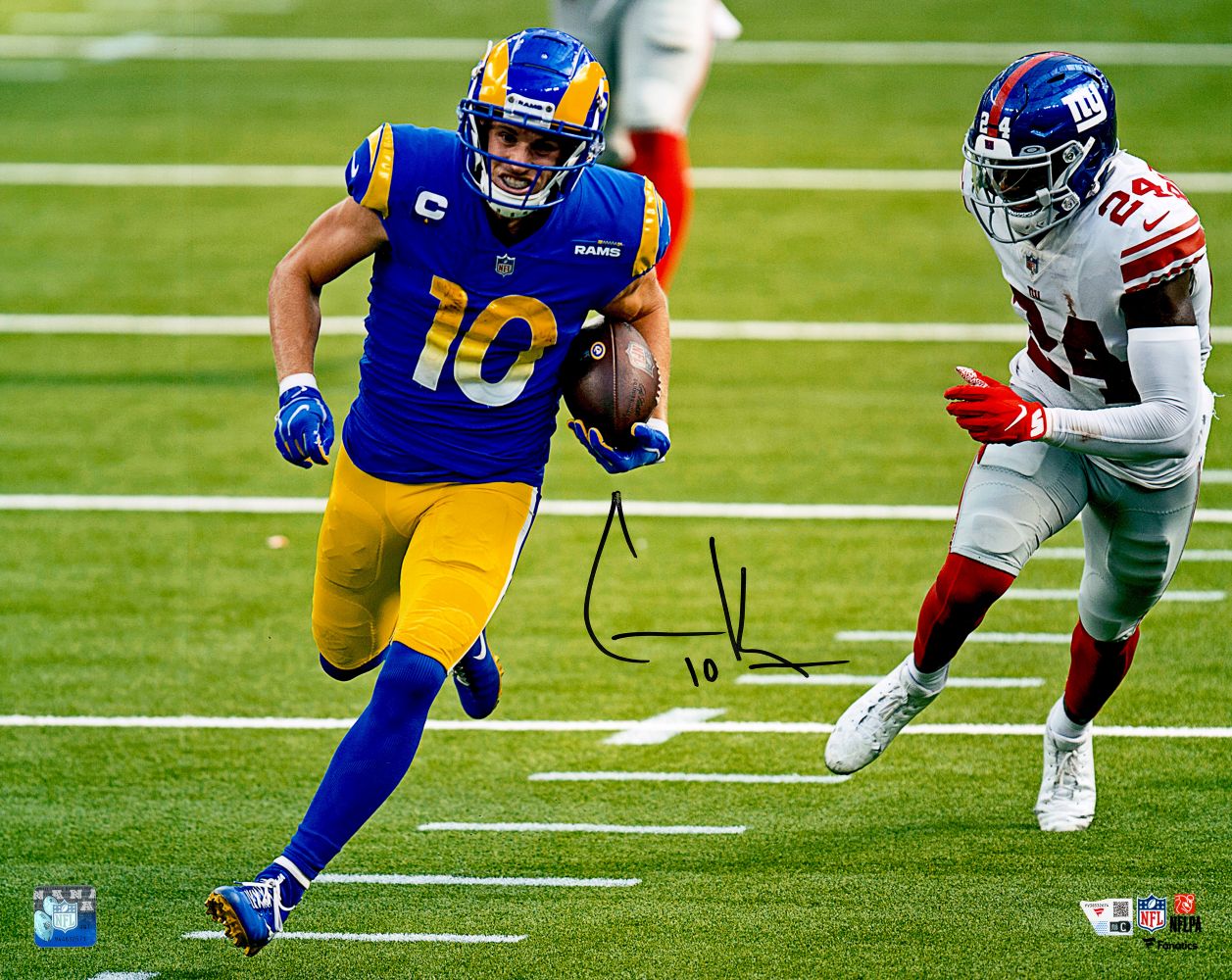 Cooper Kupp Signed 16x20 Los Angeles Rams vs New York Giants Photo Fanatics