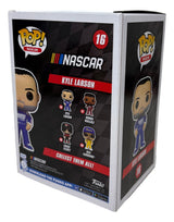 Kyle Larson Signed NASCAR Funko Pop #16 BAS