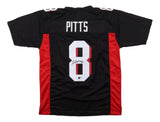 Kyle Pitts Atlanta Signed Black Football Jersey BAS