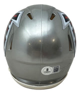 Kyle Pitts Signed Atlanta Falcons Flash Mini Speed Helmet BAS