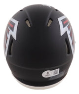 Kyle Pitts Signed Atlanta Falcons Mini Speed Helmet BAS