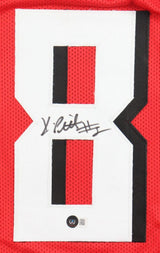 Kyle Pitts Atlanta Signed Red Football Jersey BAS