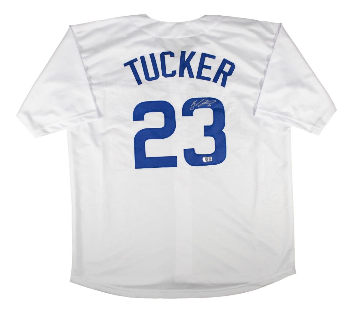 Kyle Tucker Los Angeles Signed White Baseball Jersey BAS