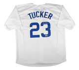 Kyle Tucker Los Angeles Signed White Baseball Jersey BAS