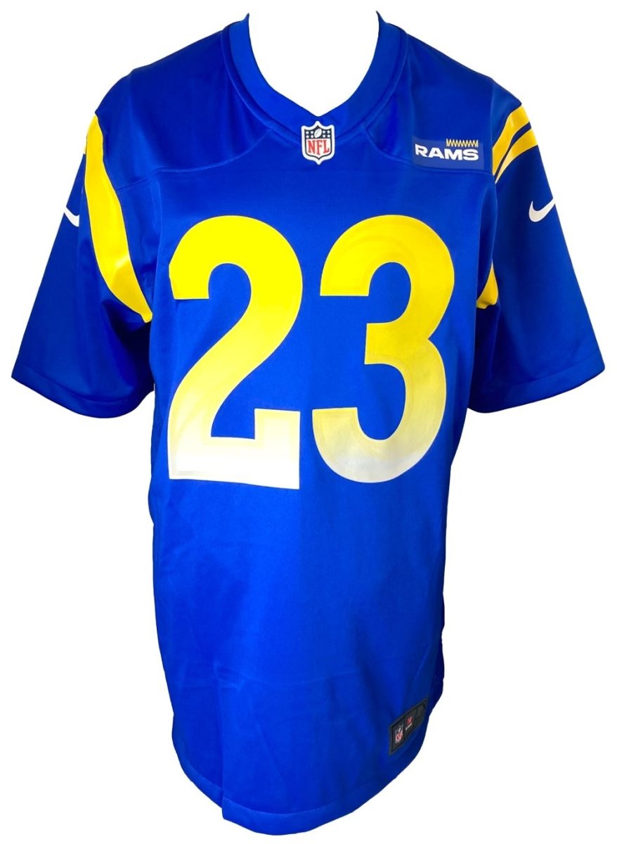 Kyren Williams Signed Los Angeles Rams Blue Nike Game Jersey BAS ITP - Sports Integrity