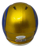 Kyren Williams Signed Los Angeles Rams Flash Mini Speed Helmet JSA