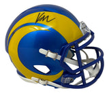 Kyren Williams Signed Los Angeles Rams Mini Speed Helmet BAS ITP