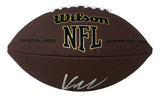 Kyren Williams Los Angeles Rams Signed Wilson Super Grip Football BAS