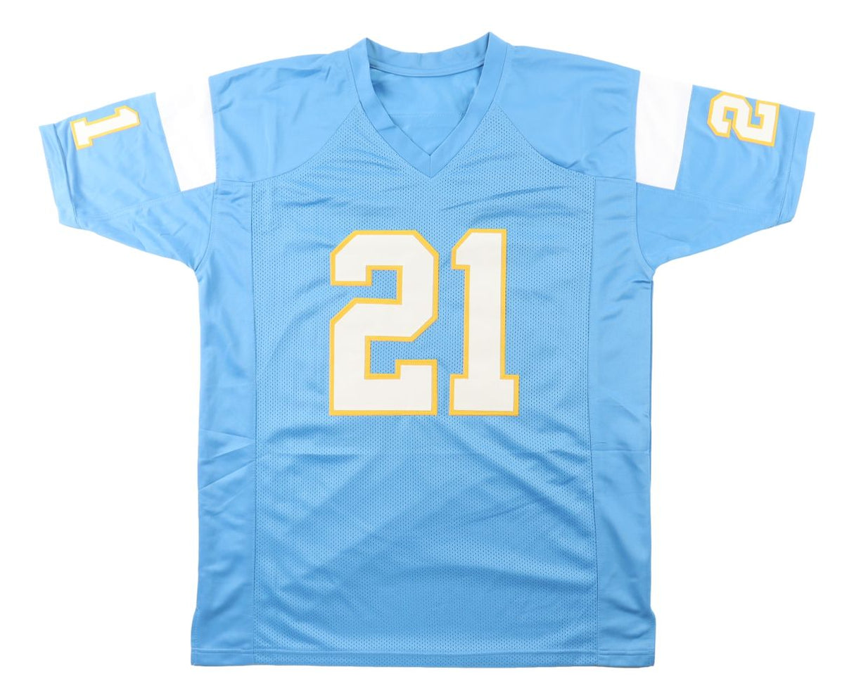 LaDainian Tomlinson San Diego Signed Powder Blue Football Jersey HOF 17 BAS