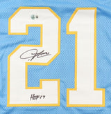 LaDainian Tomlinson San Diego Signed Powder Blue Football Jersey HOF 17 BAS