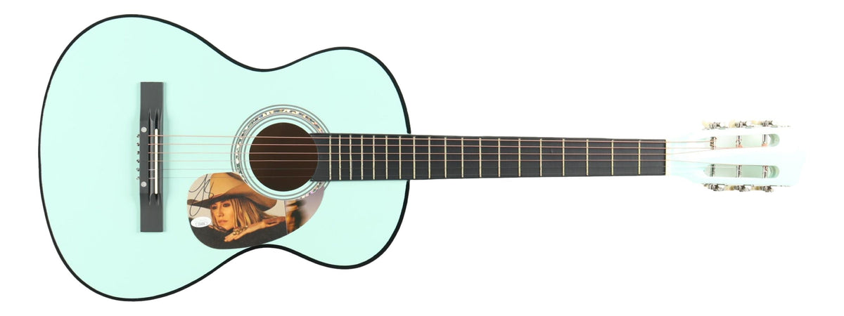 Lainey Wilson Signed Whirlwind 38" Green Acoustic Guitar JSA Hologram