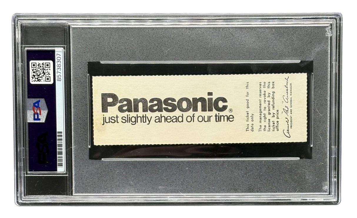 Larry Bird Signed Celtics vs Bucks Nov 7 1980 Ticket Stub PSA/DNA Auto Gem MT 10