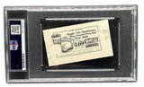 Larry Bird Signed Celtics vs Bullets 1982 Game 4 Ticket Stub PSA Auto Gem MT 10