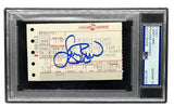 Larry Bird Signed Celtics vs Pistons 1987 Gm 6 Ticket Stub 2 PSA Auto Gem MT 10