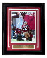Larry Fitzgerald Signed Framed 8x10 Arizona Cardinals Photo JSA QR