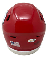 Larry Johnson Signed Kansas City Chiefs MIDI SpeedFlex Helmet JSA QR
