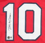 Tony La Russa St. Louis Signed Red Baseball Jersey BAS