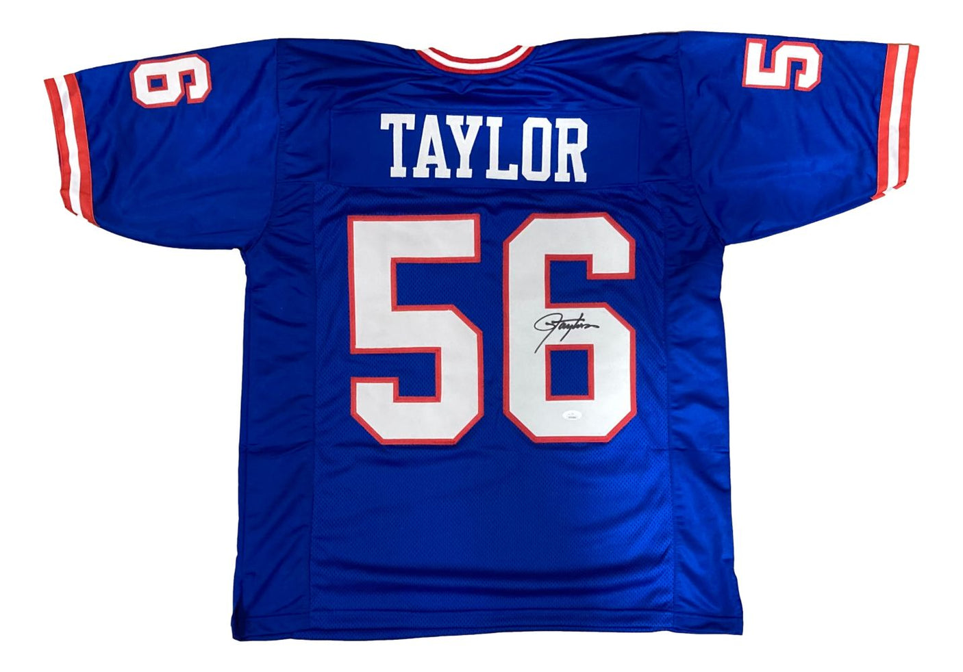 Lawrence Taylor New York Signed Blue Football Jersey JSA Hologram