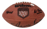 Lawrence Taylor Giants Signed NFL Super Bowl XXV Wilson Duke Football JSA Holo
