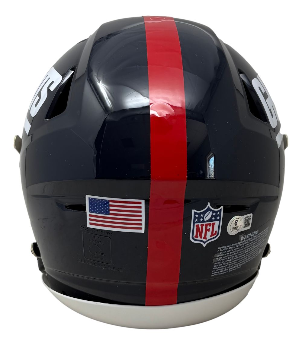 Lawrence Taylor Signed Giants FS T/B Authentic SpeedFlex Helmet BAD MF BAS