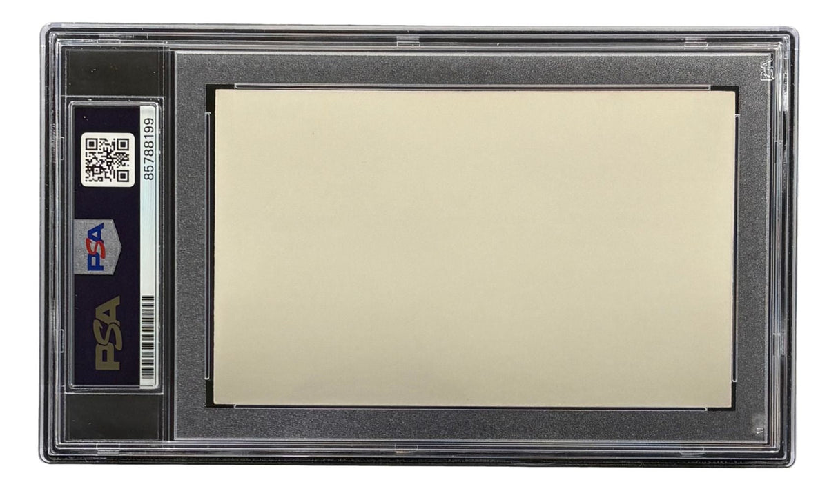 Lefty Grove Philadelphia Athletics Signed Index Card PSA/DNA