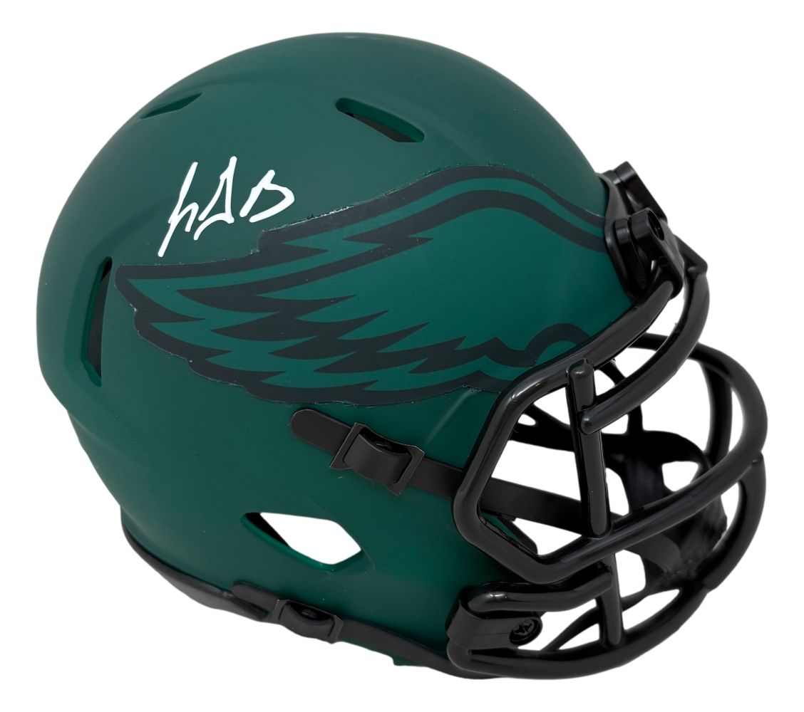 LeGarrette Blount Signed Philadelphia Eagles Rave Mini Speed Helmet JSA QR
