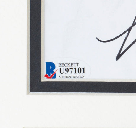 LeRoy Neiman Signed Framed 8x10 Photo BAS - Sports Integrity