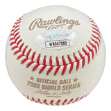 Brad Lidge Carlos Ruiz Signed Phillies 2008 World Series Baseball JSA ITP - Sports Integrity