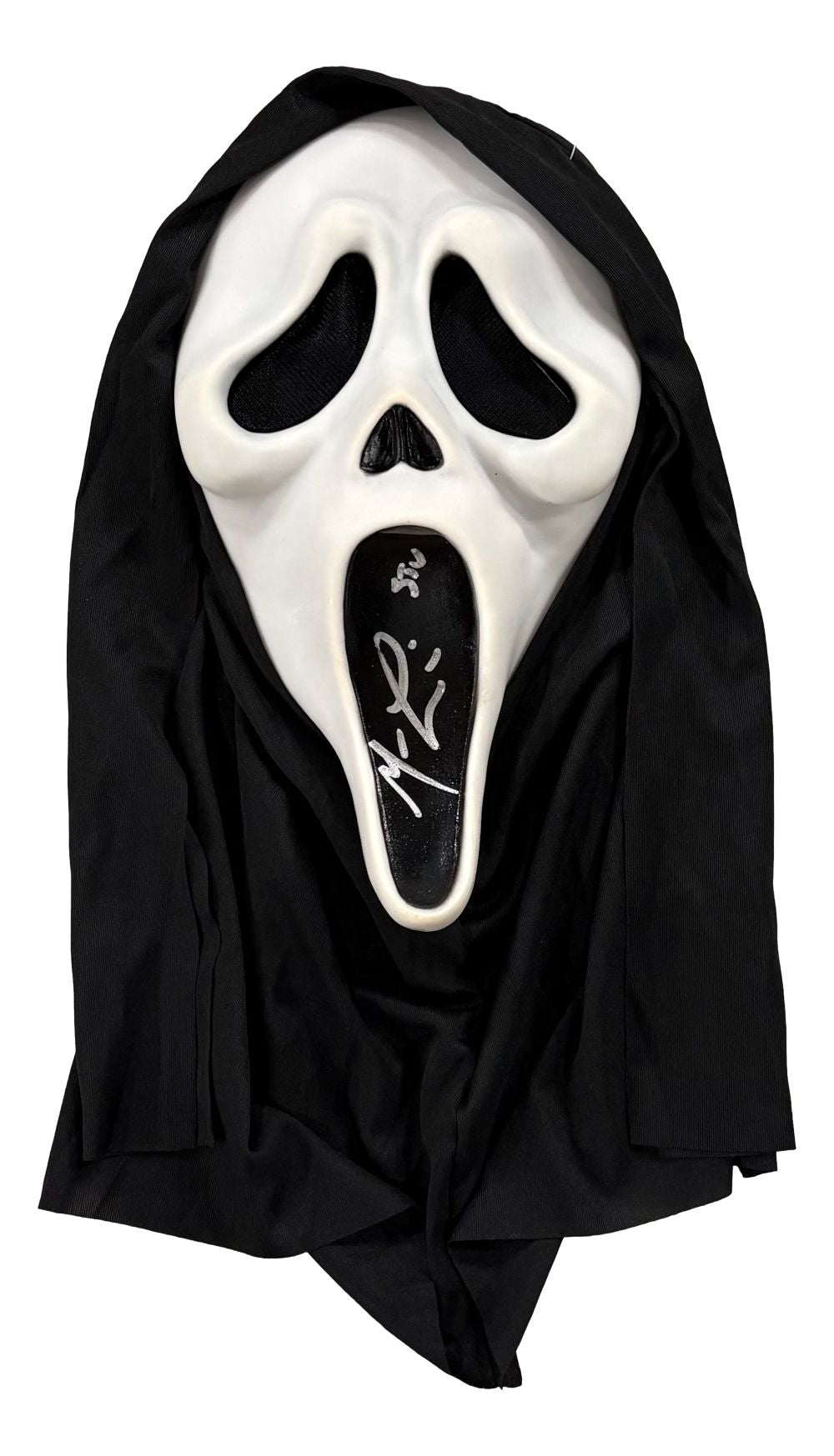 Matthew Lillard Signed Scream Ghostface Mask Stu Inscribed JSA QR
