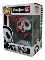 Matthew Lillard Skeet Ulrich Signed Scream Ghostface Funko Pop 2 #1607 JSA QR