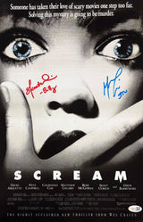 Matthew Lillard Skeet Ulrich Signed 11x17 Scream Photo 2 JSA QR