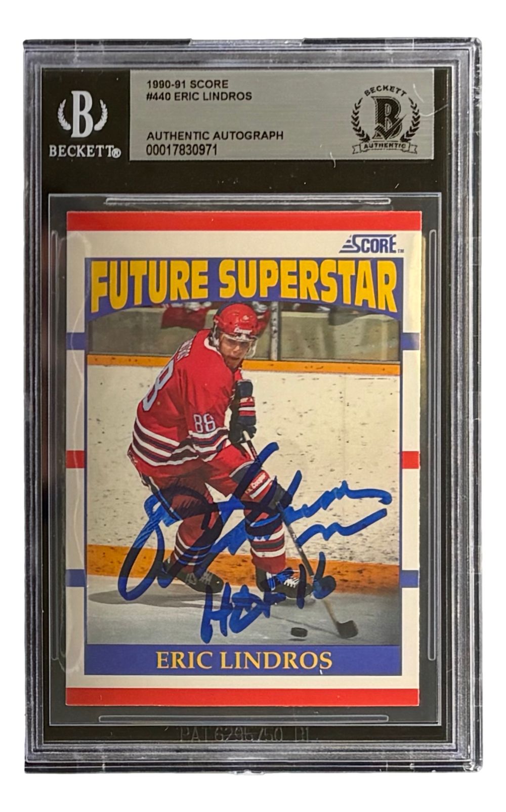 Eric Lindos Rookie Eric Lindros Signed Memorabilia: 1990/91 Rookie Card – Pristine Marketplace