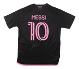 Lionel Messi Signed Inter Miami Black Adidas Soccer Jersey BAS AE22248