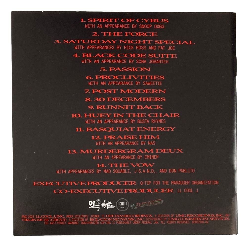 LL Cool J Signed The Force CD Booklet BAS - Sports Integrity