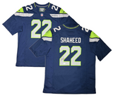 Rashid Shaheed Autographed Seattle Seahawks Navy Nike Game Jersey Beckett Witnessed