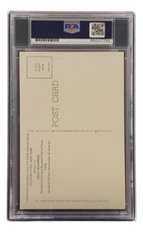 Lou Boudreau Signed 4x6 Cleveland HOF Plaque Card PSA/DNA 85027792 - Sports Integrity